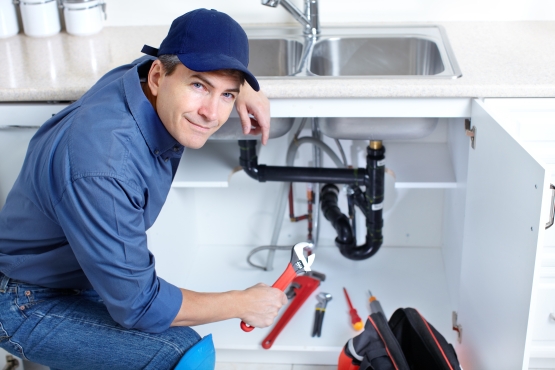 Safe Water Plumbing team member at work